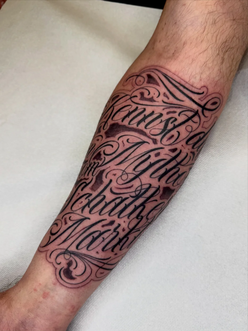 Mythos, Schalke-Lettering von Marius